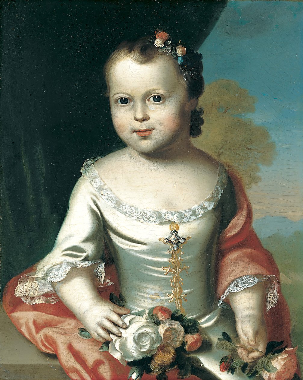 Elizabeth Greenleaf, 1753-54. av John Singleton Copley