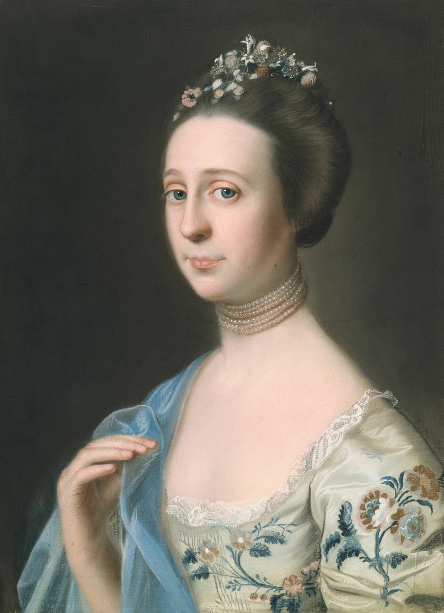 Mrs. Henry Hill (Anna Barrett) av John Singleton Copley