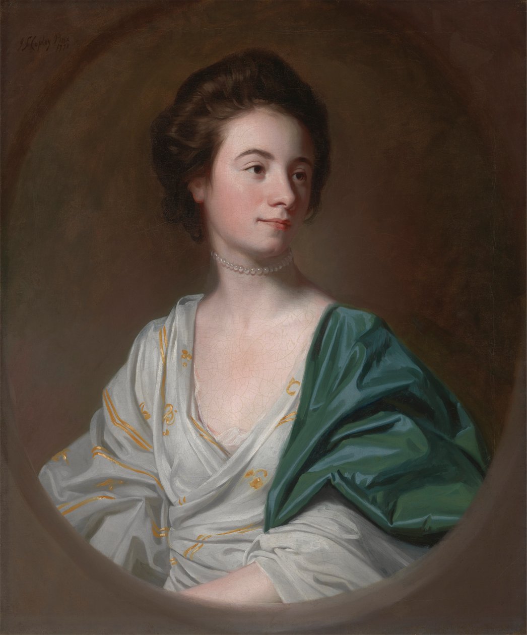 Mrs. Robert Hyde av John Singleton Copley