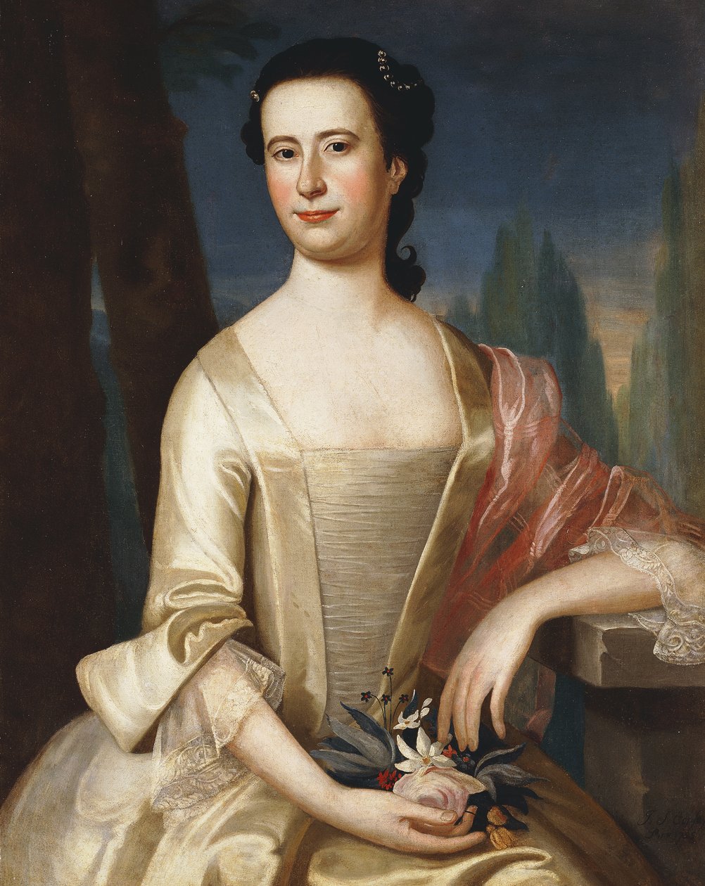 Portrett av en kvinne, 1755 av John Singleton Copley