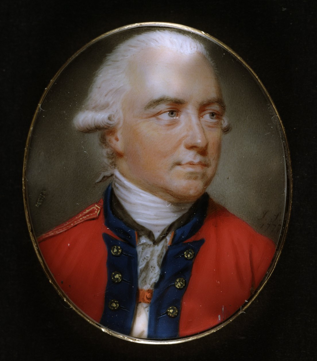 General Sir Henry Clinton (1730-95) ca. 1777 av John Smart