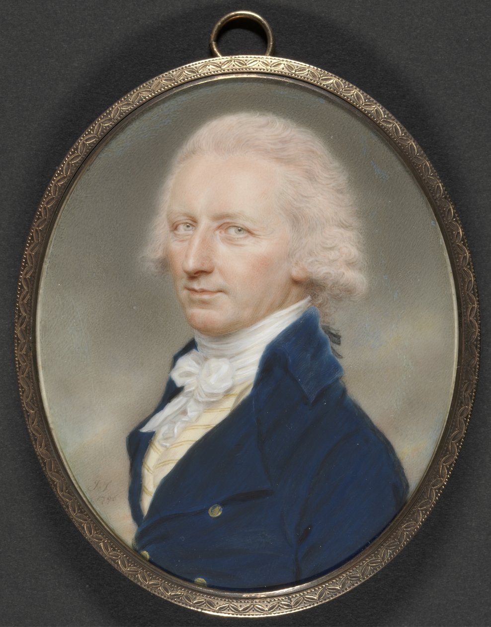 General Stevenson, 1796 (olje på elfenben) av John Smart