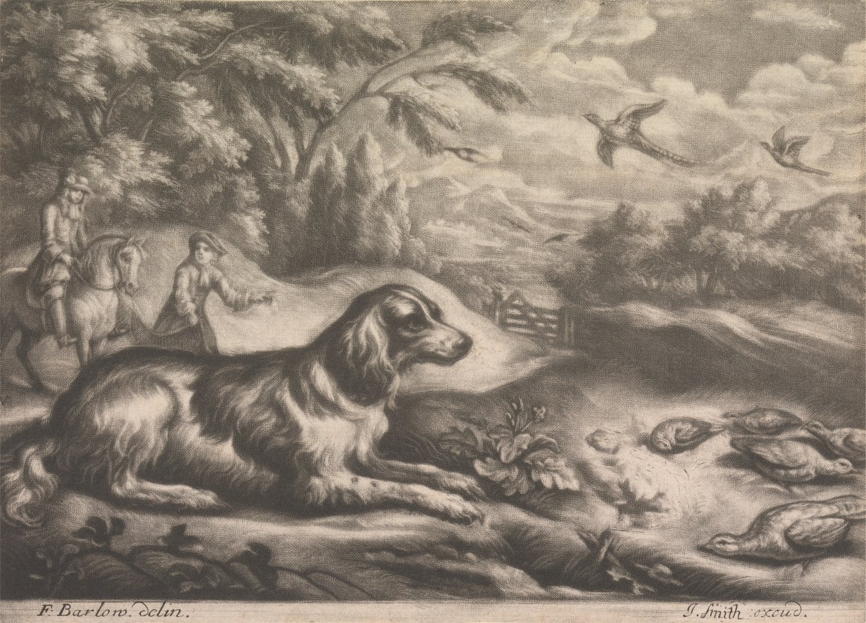 Jakthund og fasaner av John Smith
