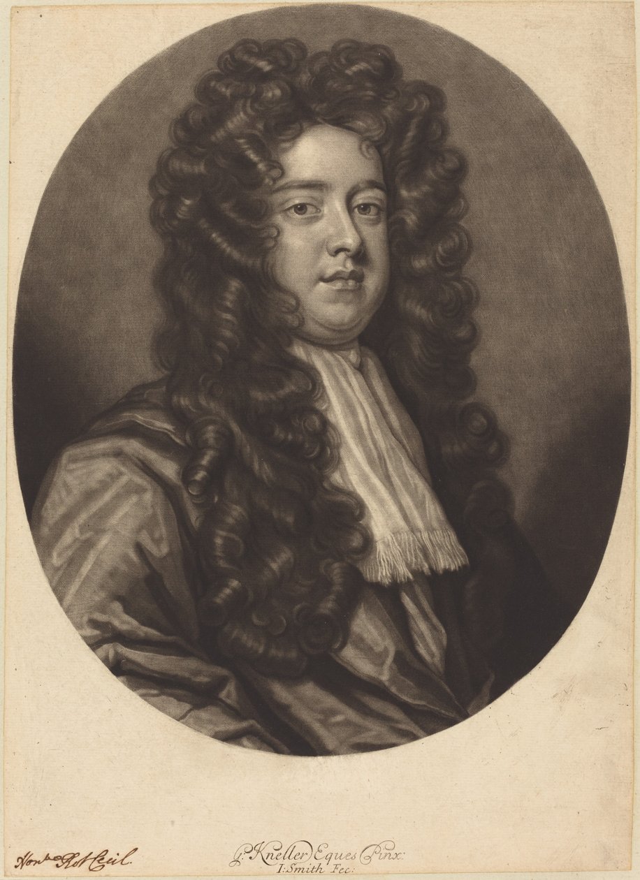 Robert Cecil av John Smith after Sir Godfrey Kneller