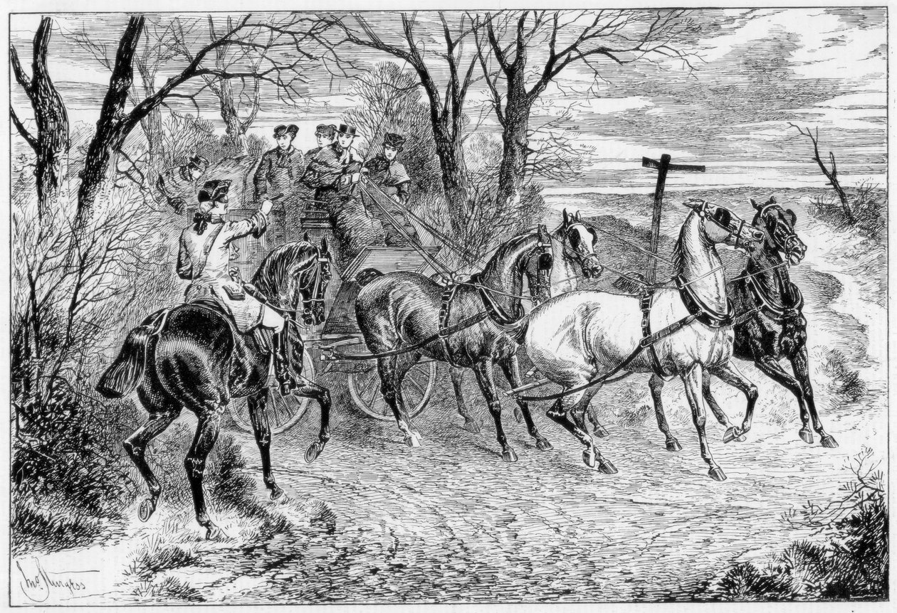 A Knight of the Road, 1881. av John Sturgess