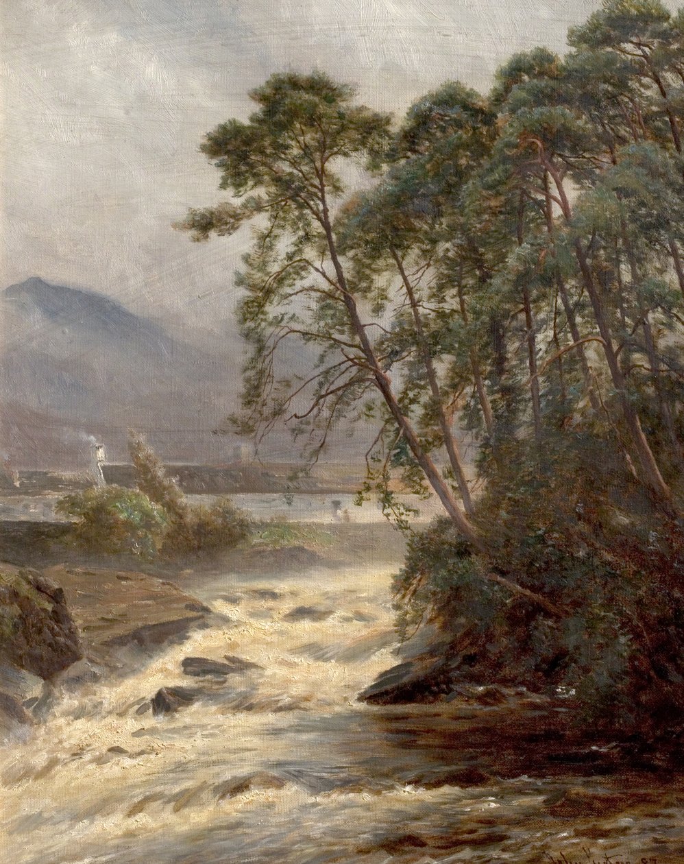 On the Dockart, Killin, Perthshire, Skottland, 1887 av John Surtees