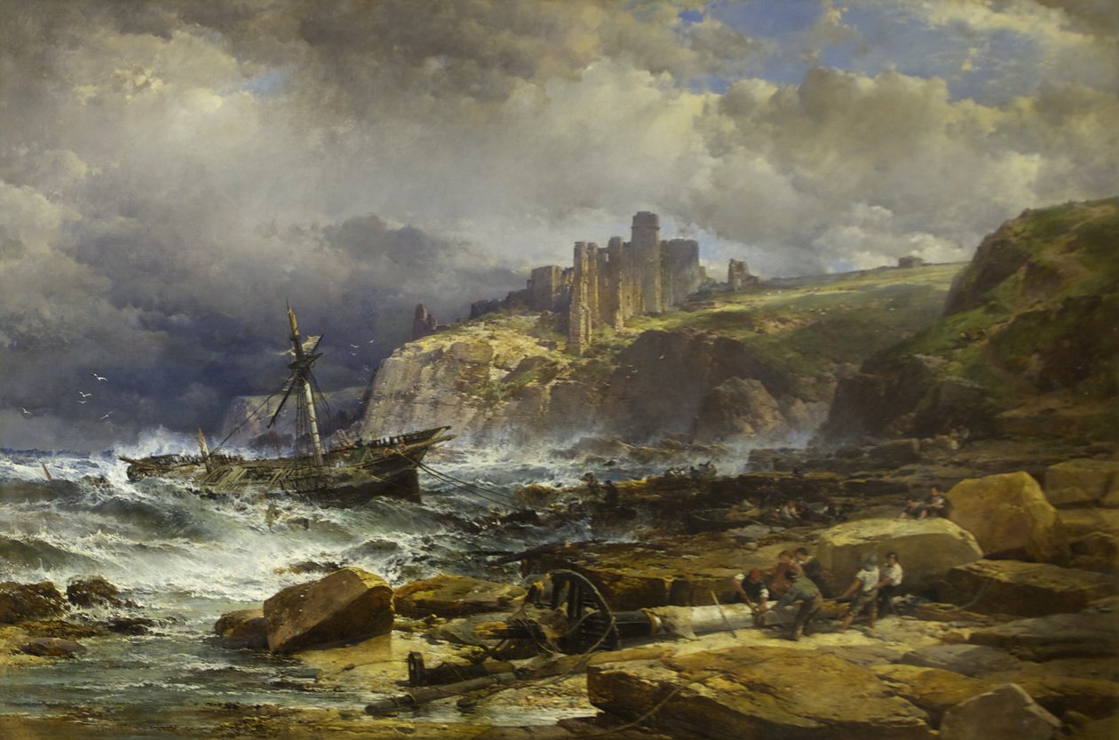 Tantallon slott av John Syer