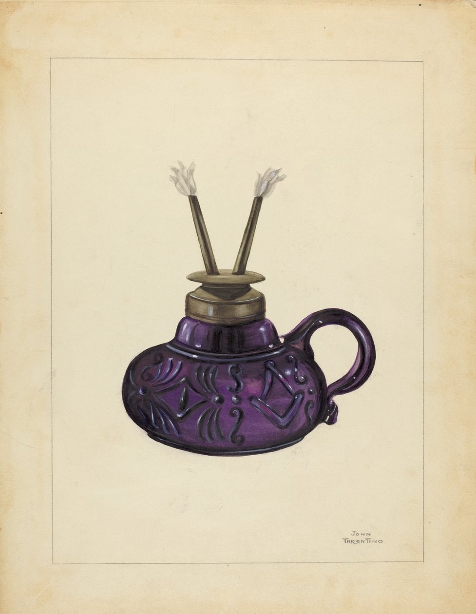 Lampe, c. 1940. av John Tarantino