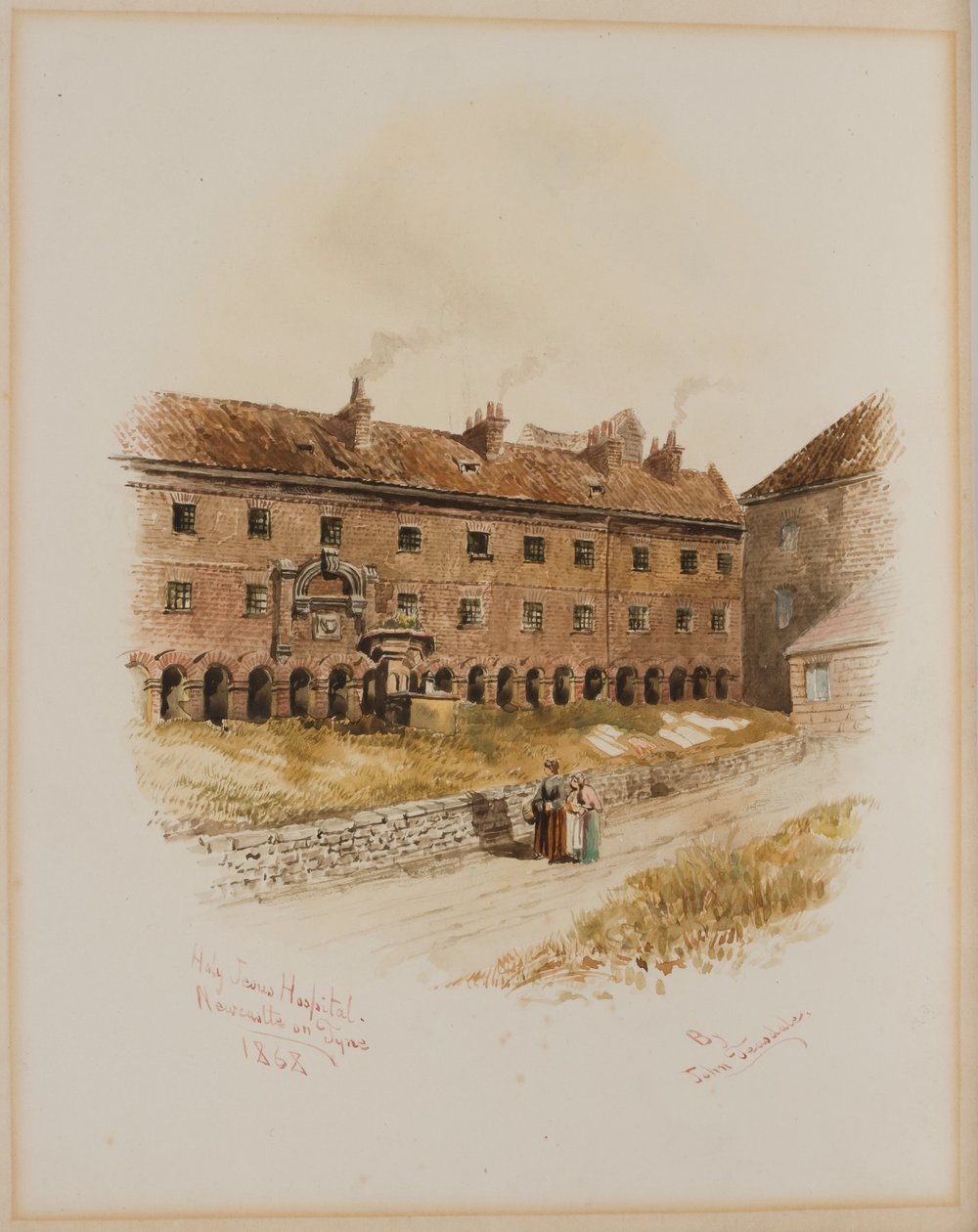 Holy Jesus Hospital, Newcastle upon Tyne (kroppsfarge) av John Teasdale