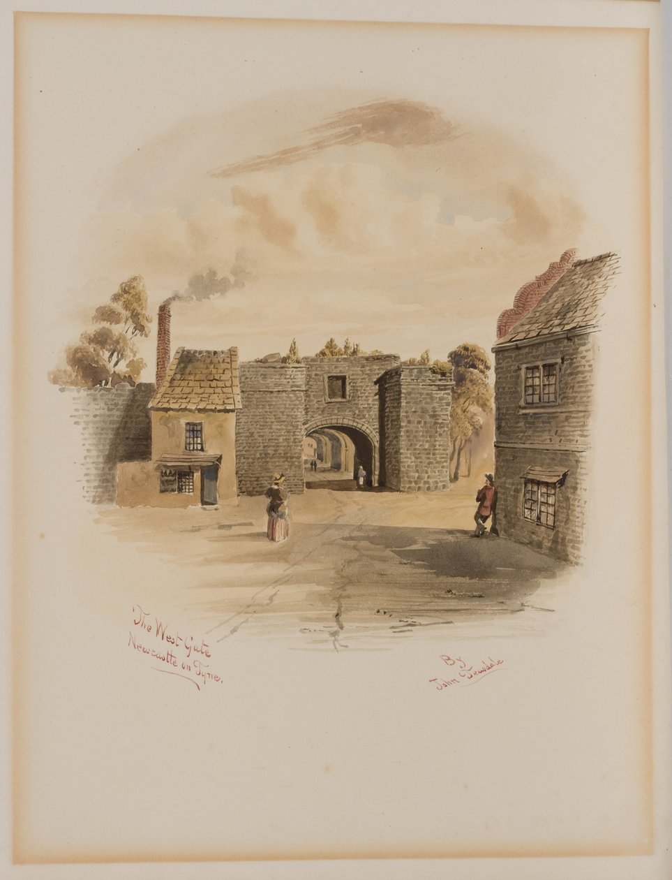 The West Gate, Newcastle upon Tyne (kroppsfarge) av John Teasdale