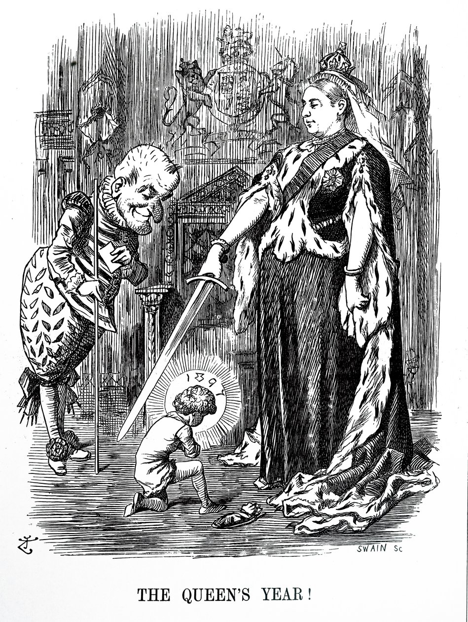 Dronning Victorias diamantjubileum av John Tenniel