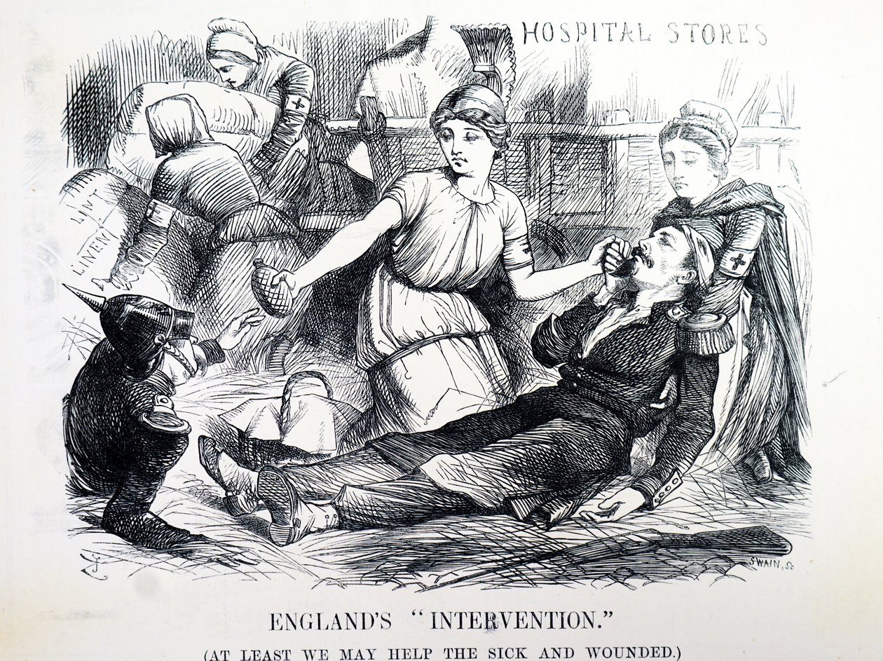 Den fransk-prøyssiske krigen. av John Tenniel