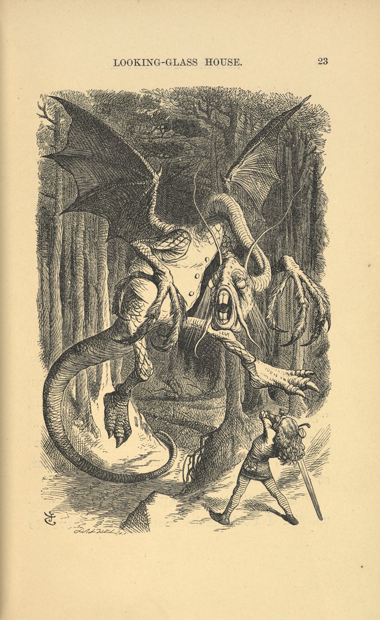 Jabberwockyen. av John Tenniel