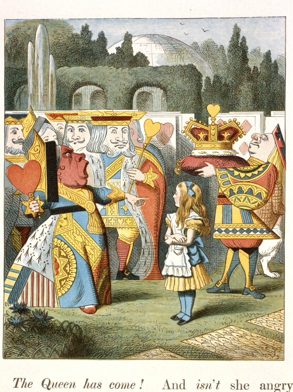 Den sinte dronningen. Hjertedronningen. av John Tenniel