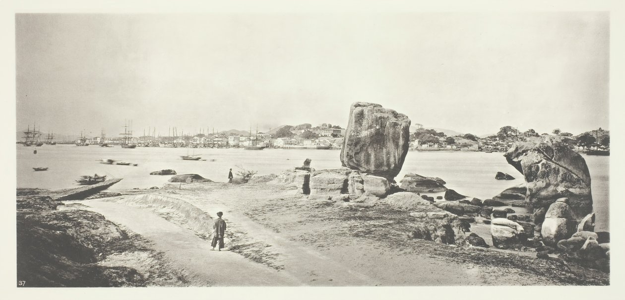 Amoy havn, ca. 1868. av John Thomson