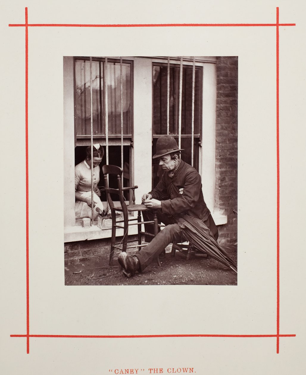 Caney the Clown, 1877. av John Thomson