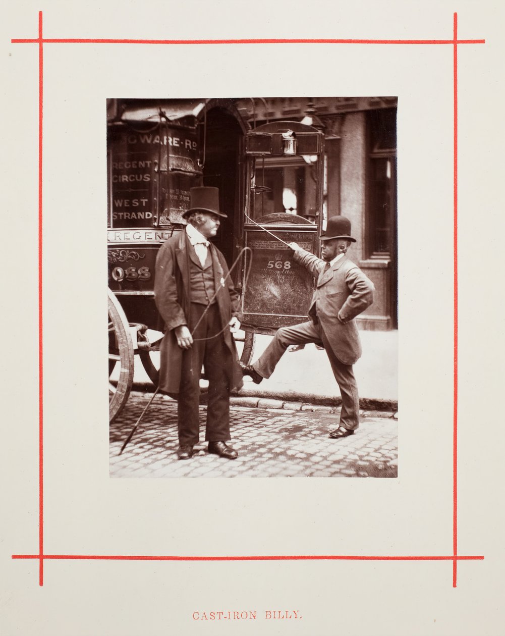 Cast-Iron Billy, 1877. av John Thomson