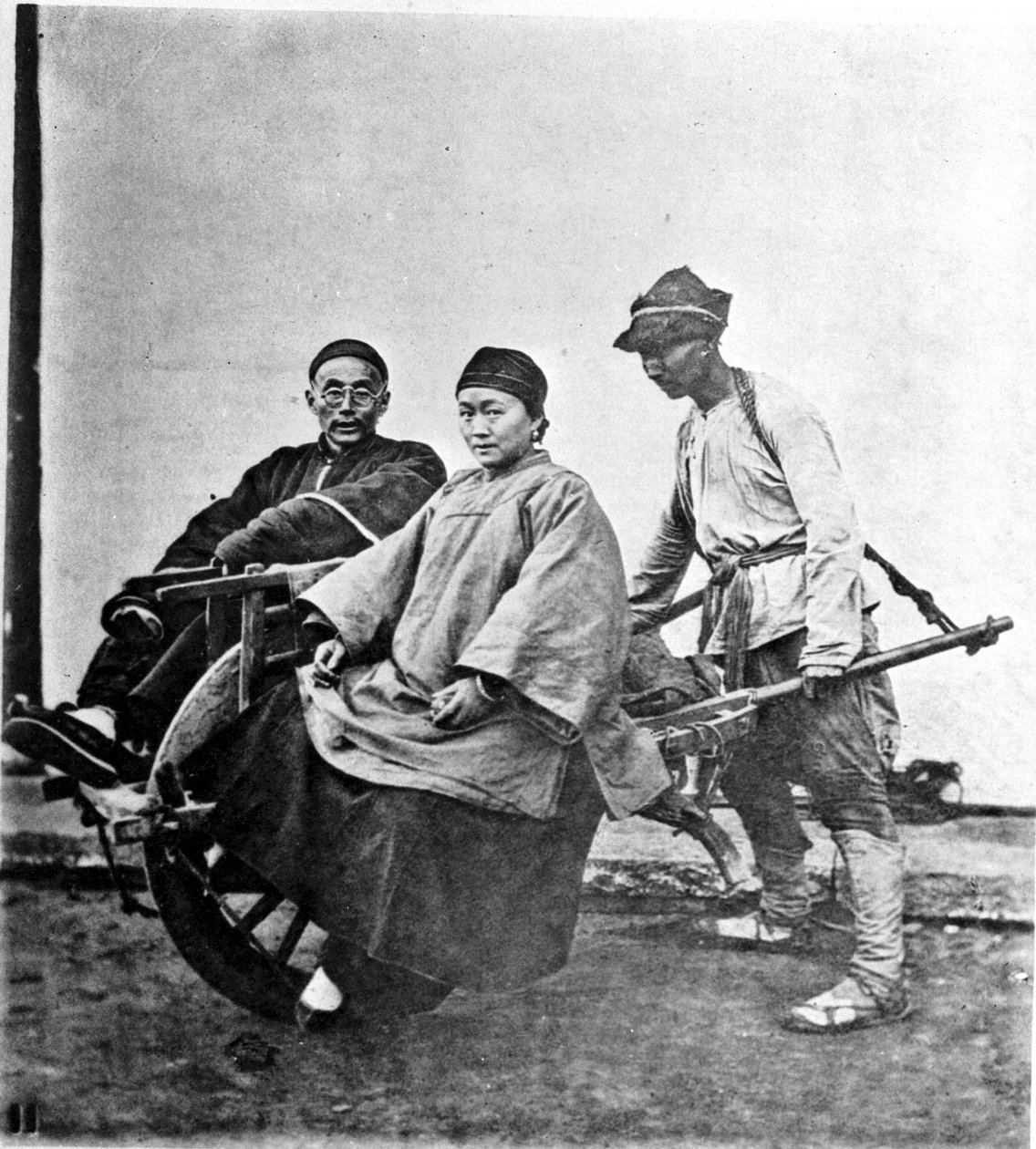 Kina, rickshawen ca. 1870 (bilde) av John Thomson