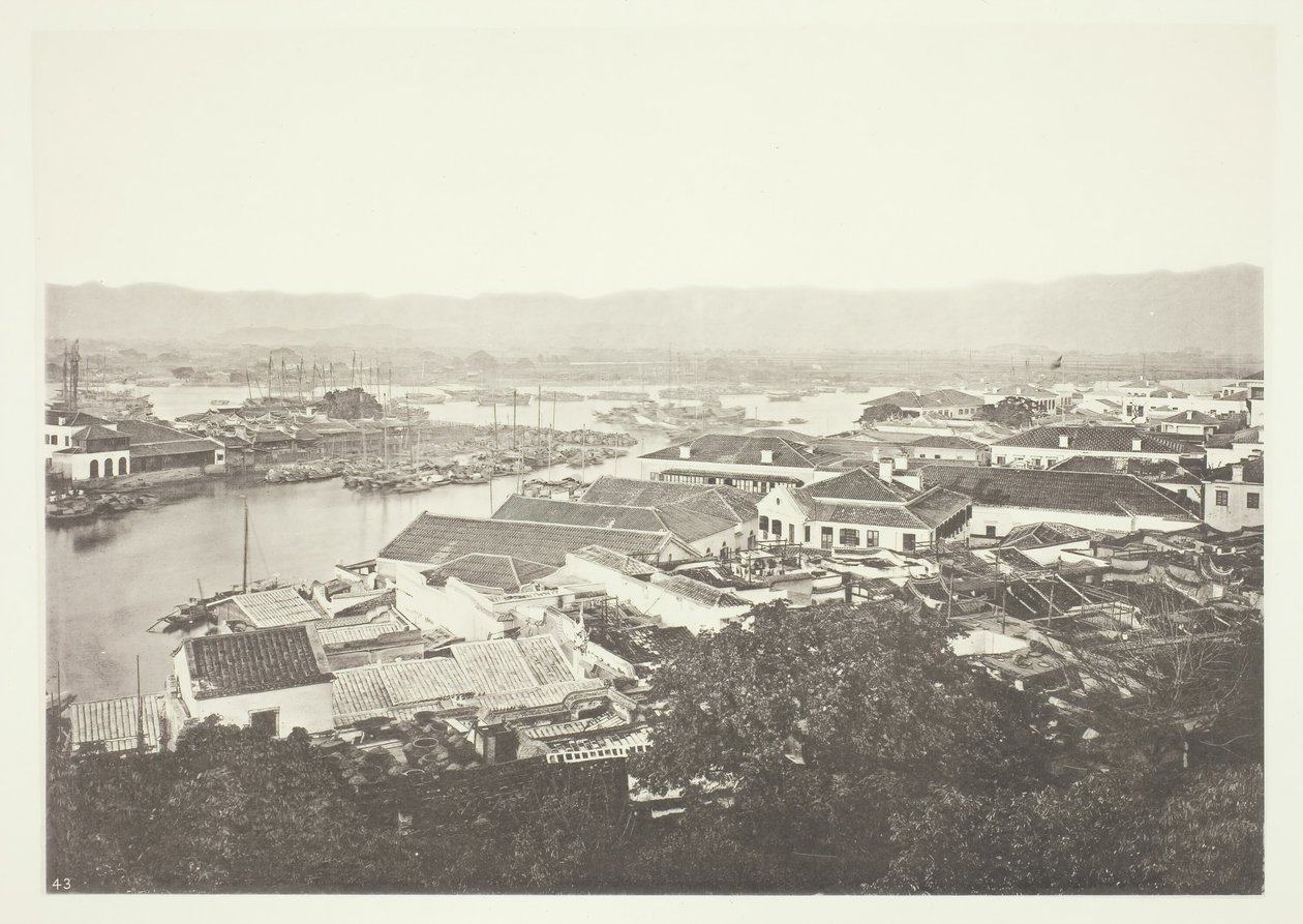 Foochow utenlandsoppgjør, ca. 1868. av John Thomson