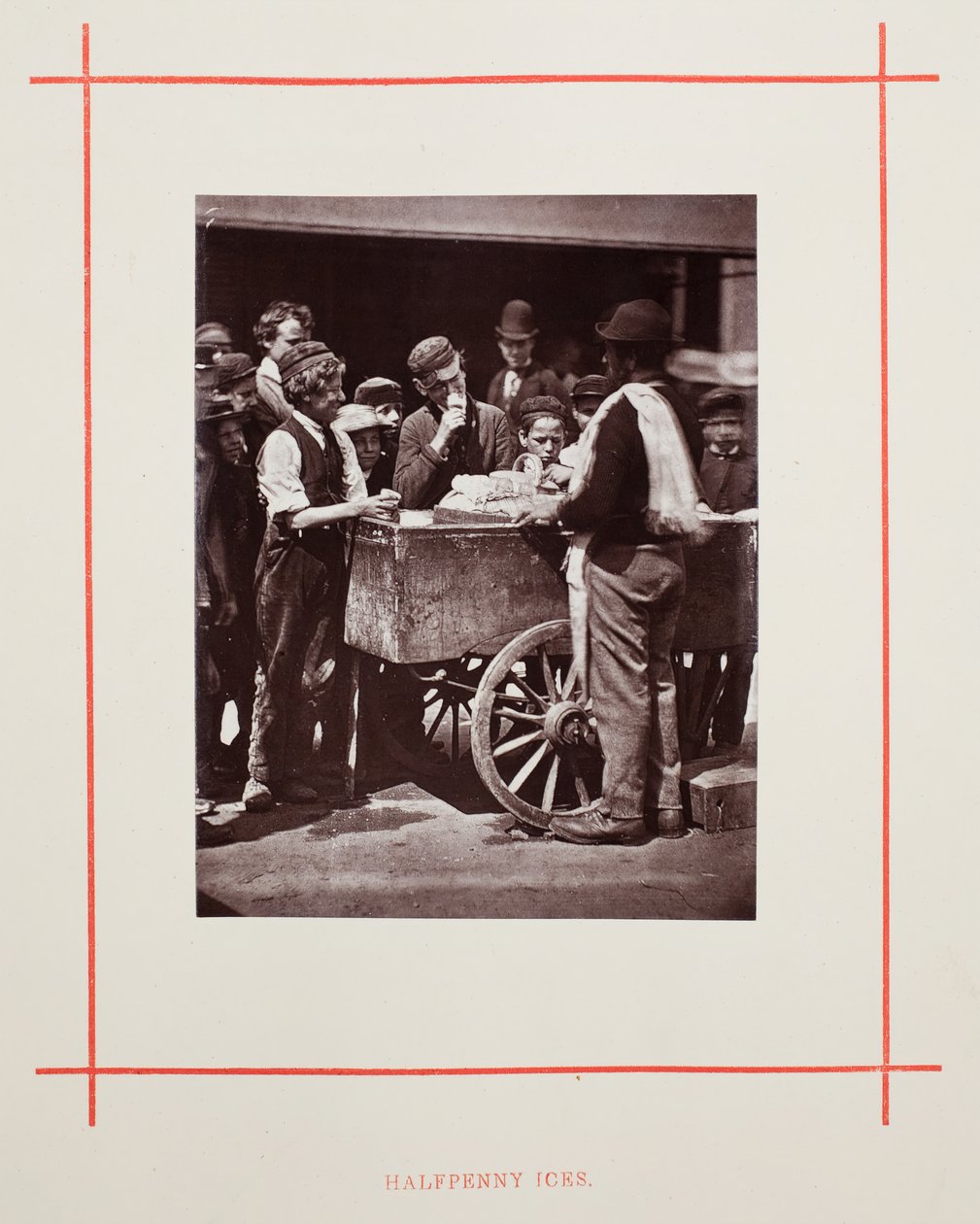 Halfpenny Ices, 1877. av John Thomson