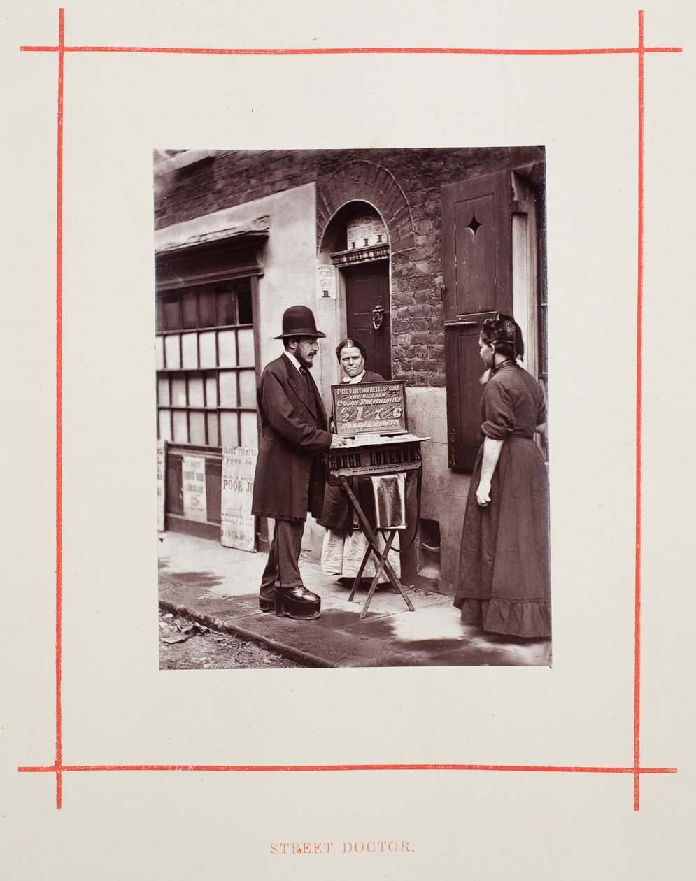 Gateleger, 1877. av John Thomson