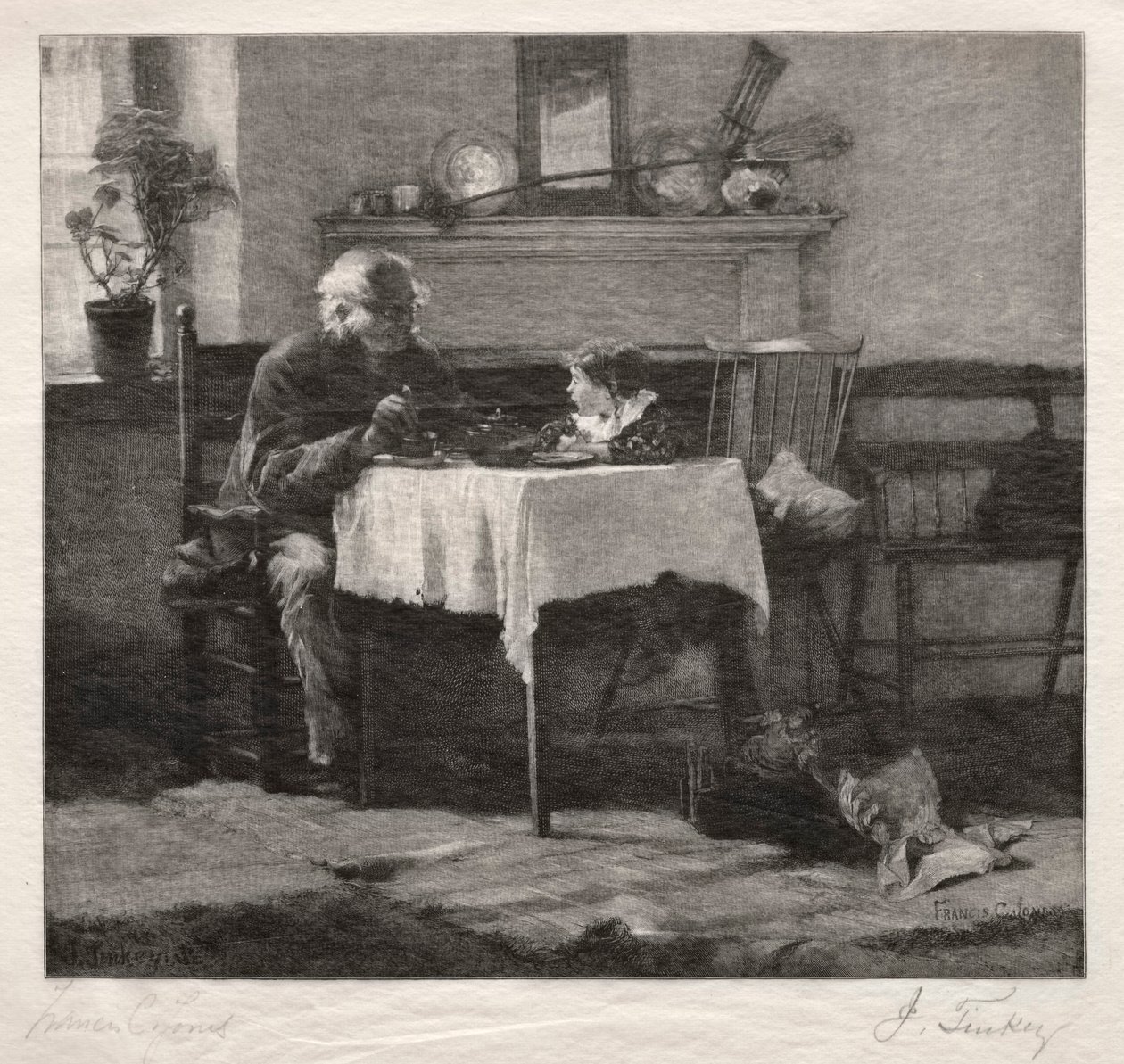 Utveksling av tillit, 1887. av John Tinkey
