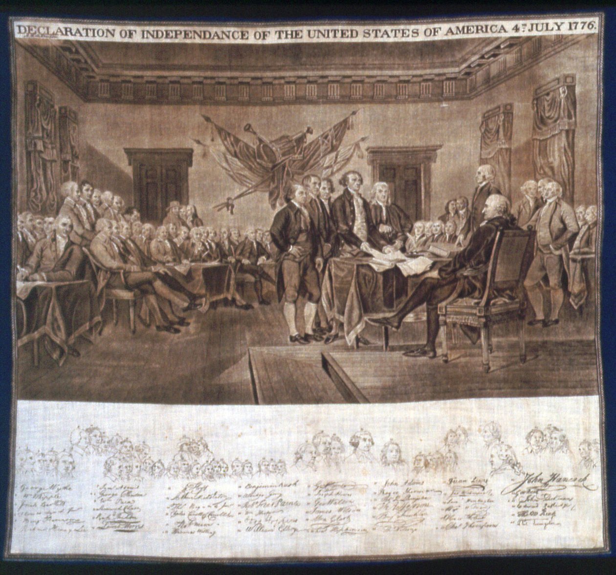 Lommetørkle av John Trumbull