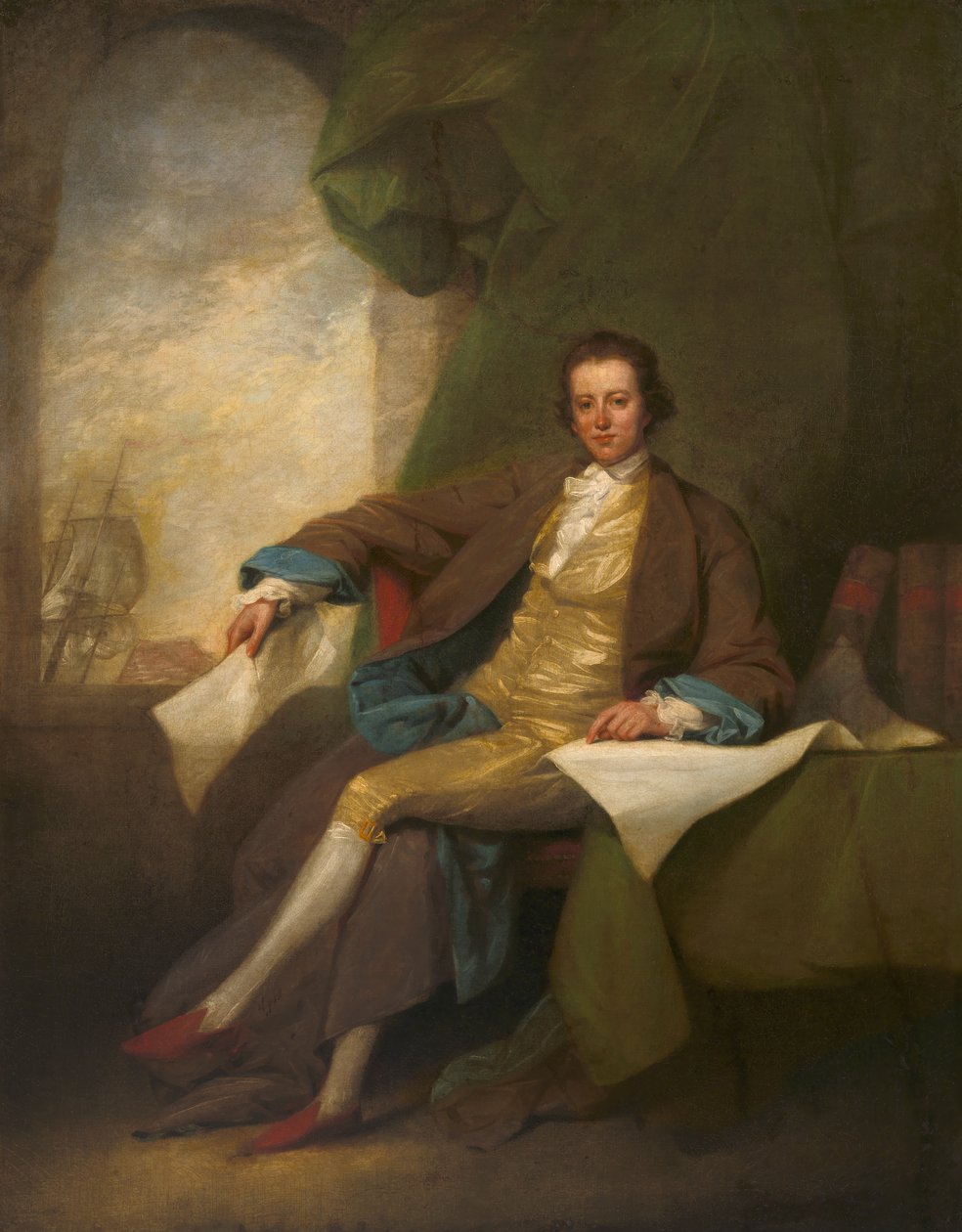 Samuel Blodget, ca. 1784. av John Trumbull