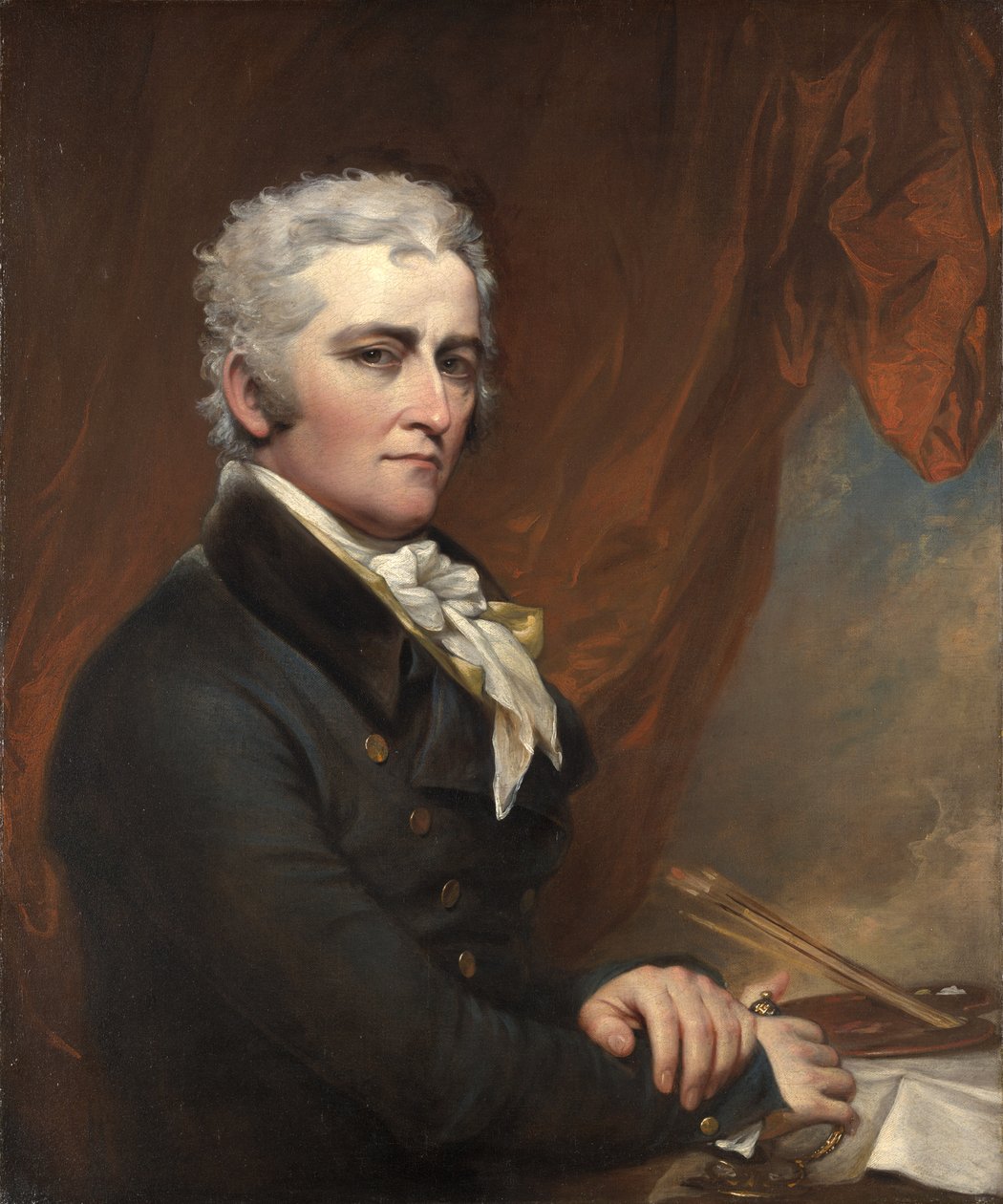 Selvportrett, ca. 1802 av John Trumbull