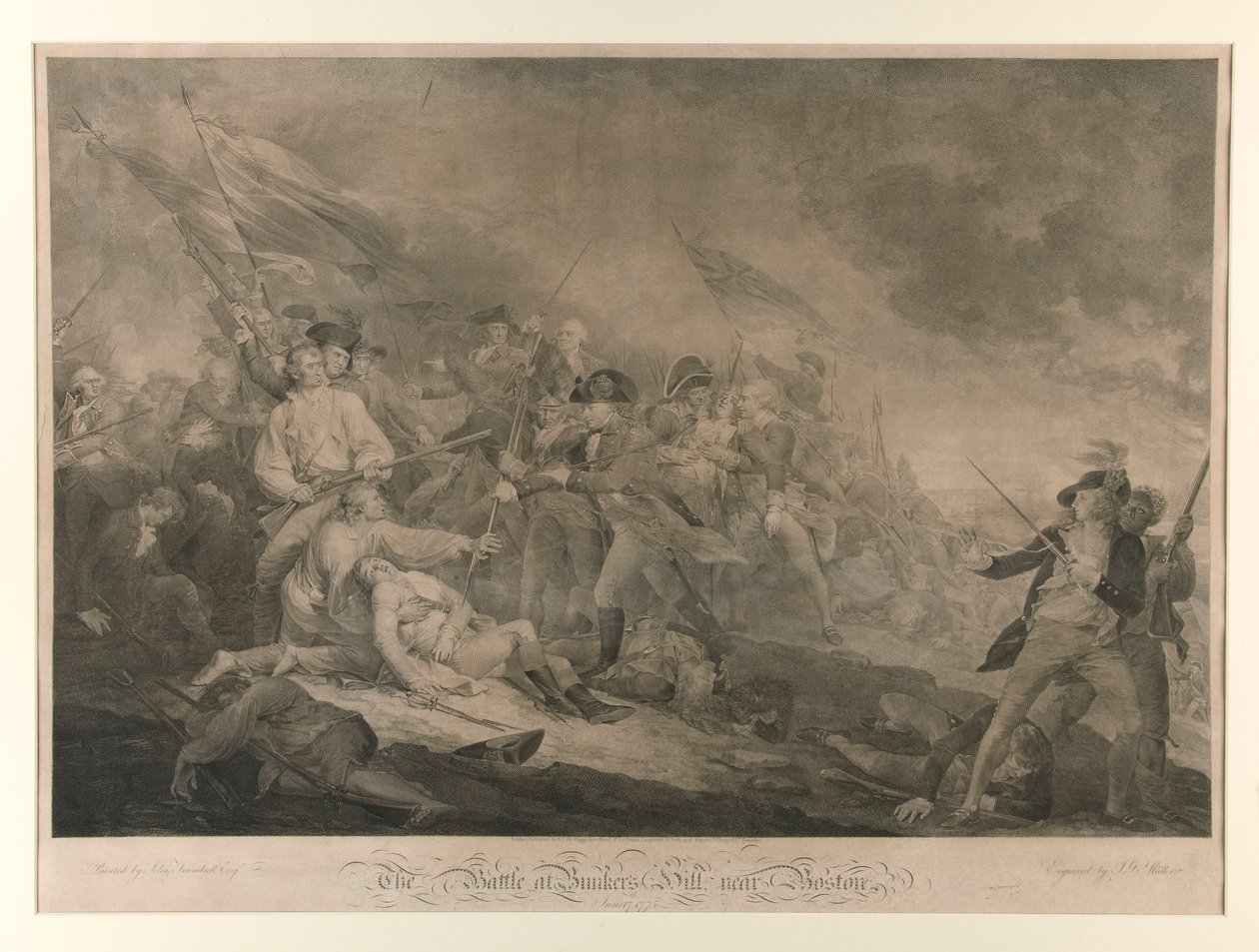 Slaget ved Bunker av John Trumbull