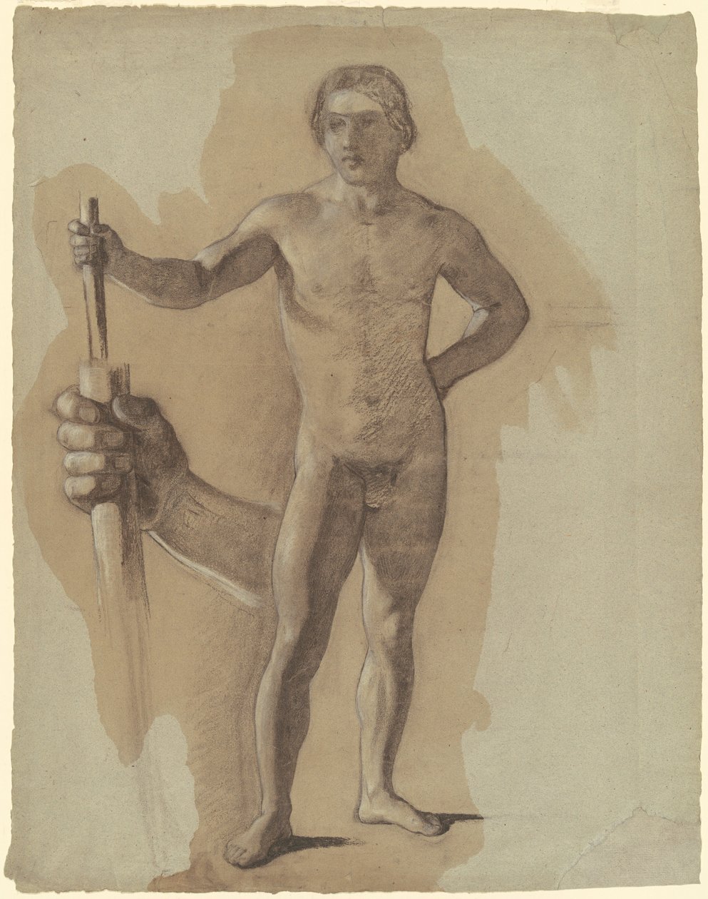 Studie for "The Landing of Columbus" av John Vanderlyn