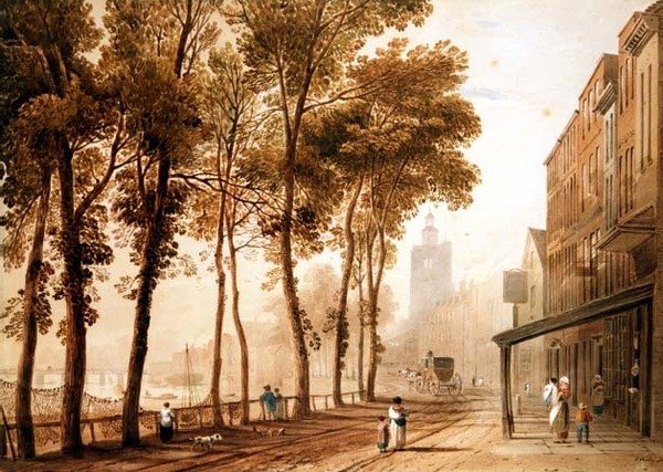 Cheyne Walk, Chelsea av John Varley