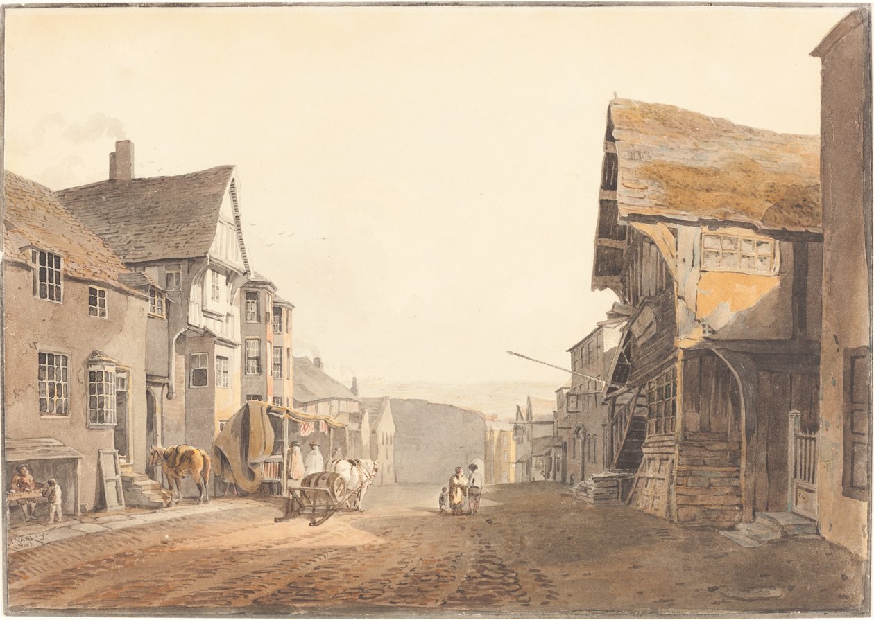 Conway i Nord-Wales av John Varley
