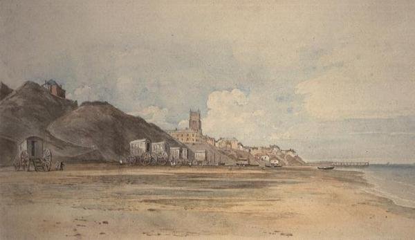 Stranden ved Cromer, Norfolk av John Varley