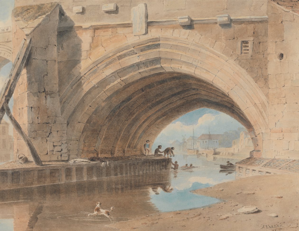 Under Ouse-broen, bading av John Varley