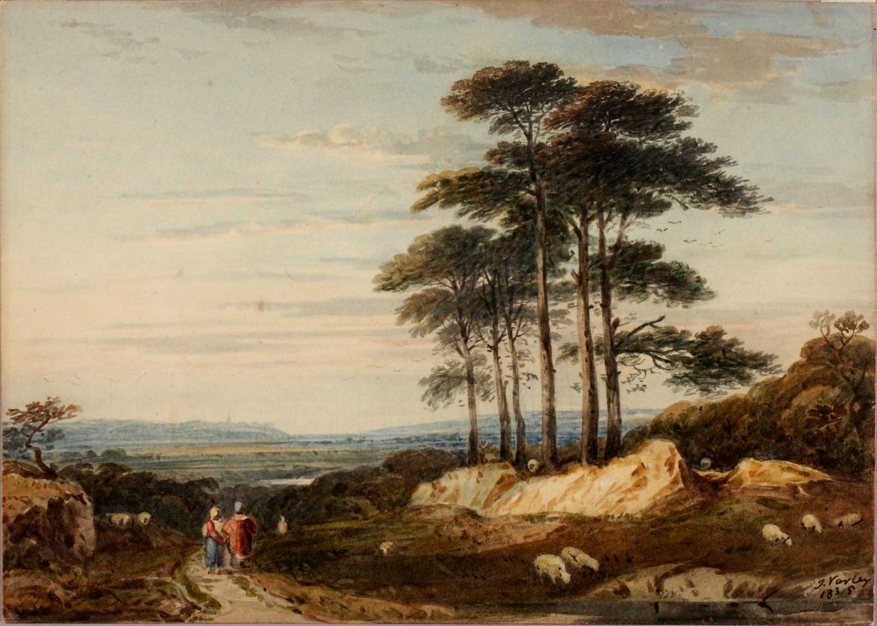 Landskap, 1835. av John Varley I