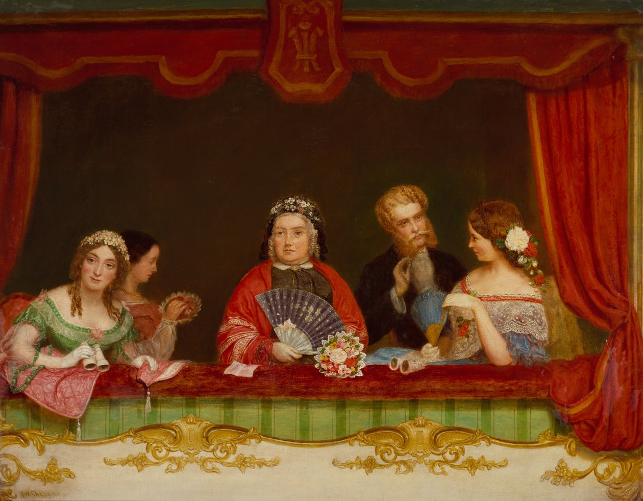 Privat boks, Drury Lane av John Watkins Chapman