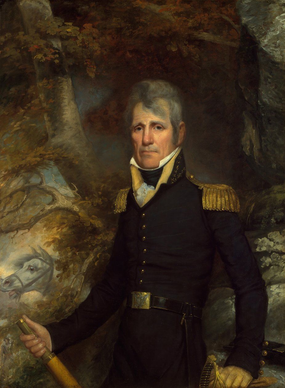 General Andrew Jackson, ca. 1819. av John Wesley Jarvis