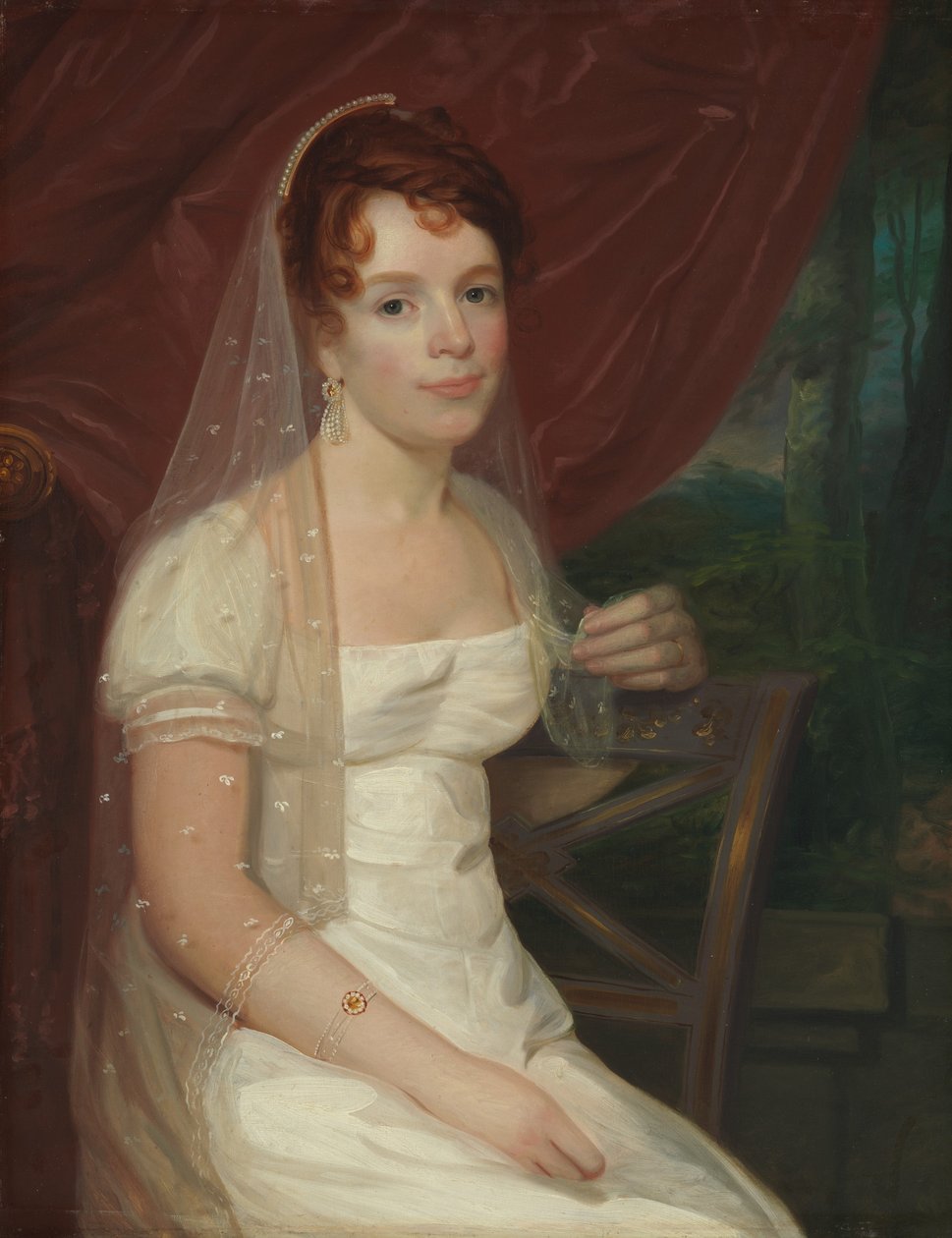 Mrs. Robert Dickey Anne Brown, 1807-10. av John Wesley Jarvis