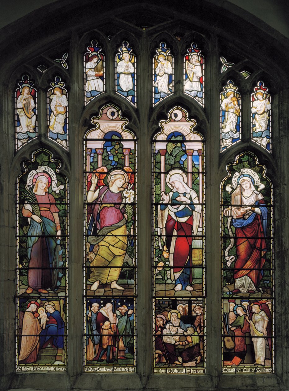 Lady Chapel Window, ca. 1885 (farget glass) av John William Brown