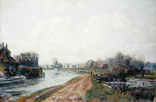 Canal, Rickmansworth av John William Buxton Knight