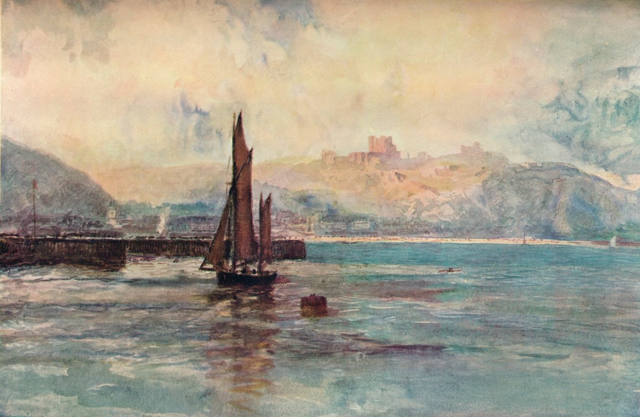 Dover-aften, c1895 av John William Buxton Knight