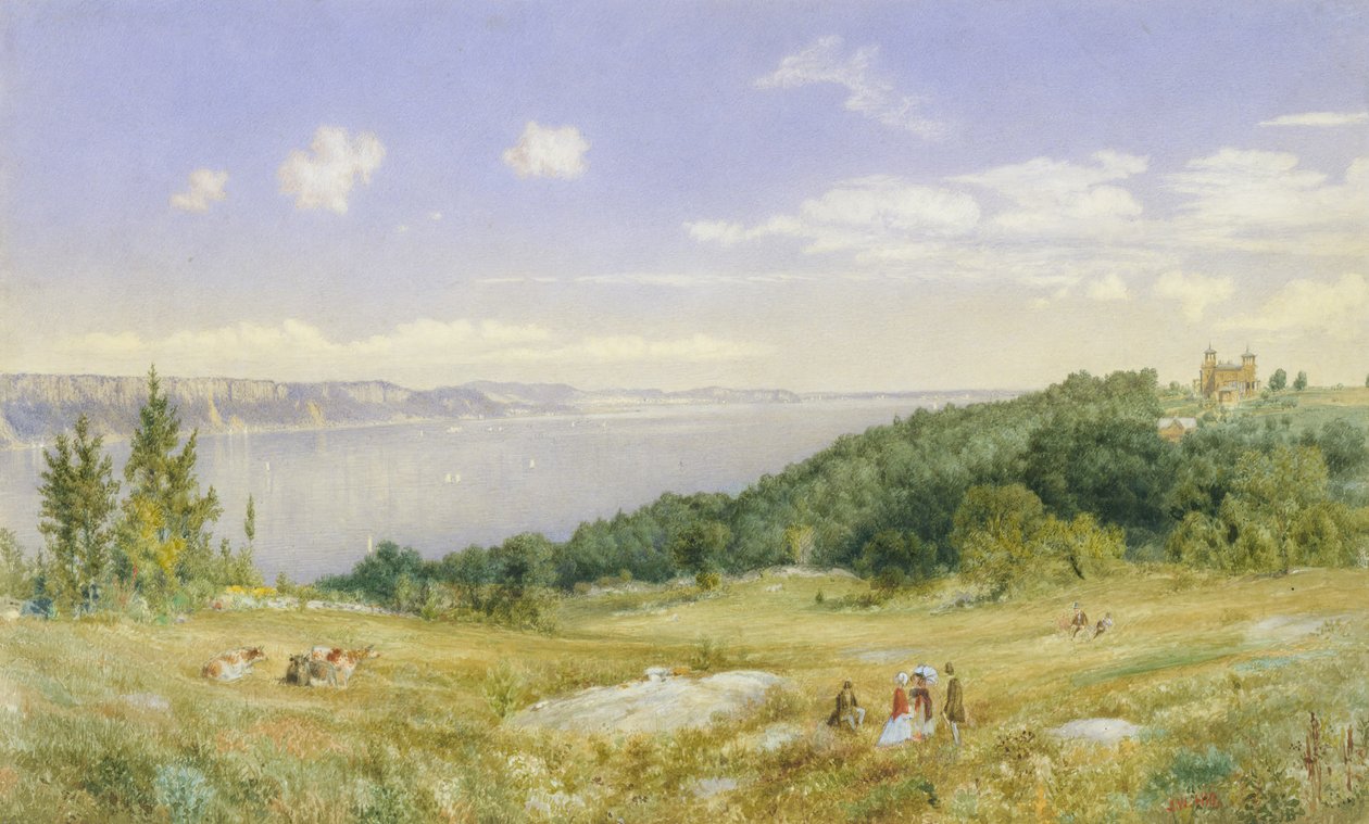 Palisadene, ca. 1870. av John William Hill