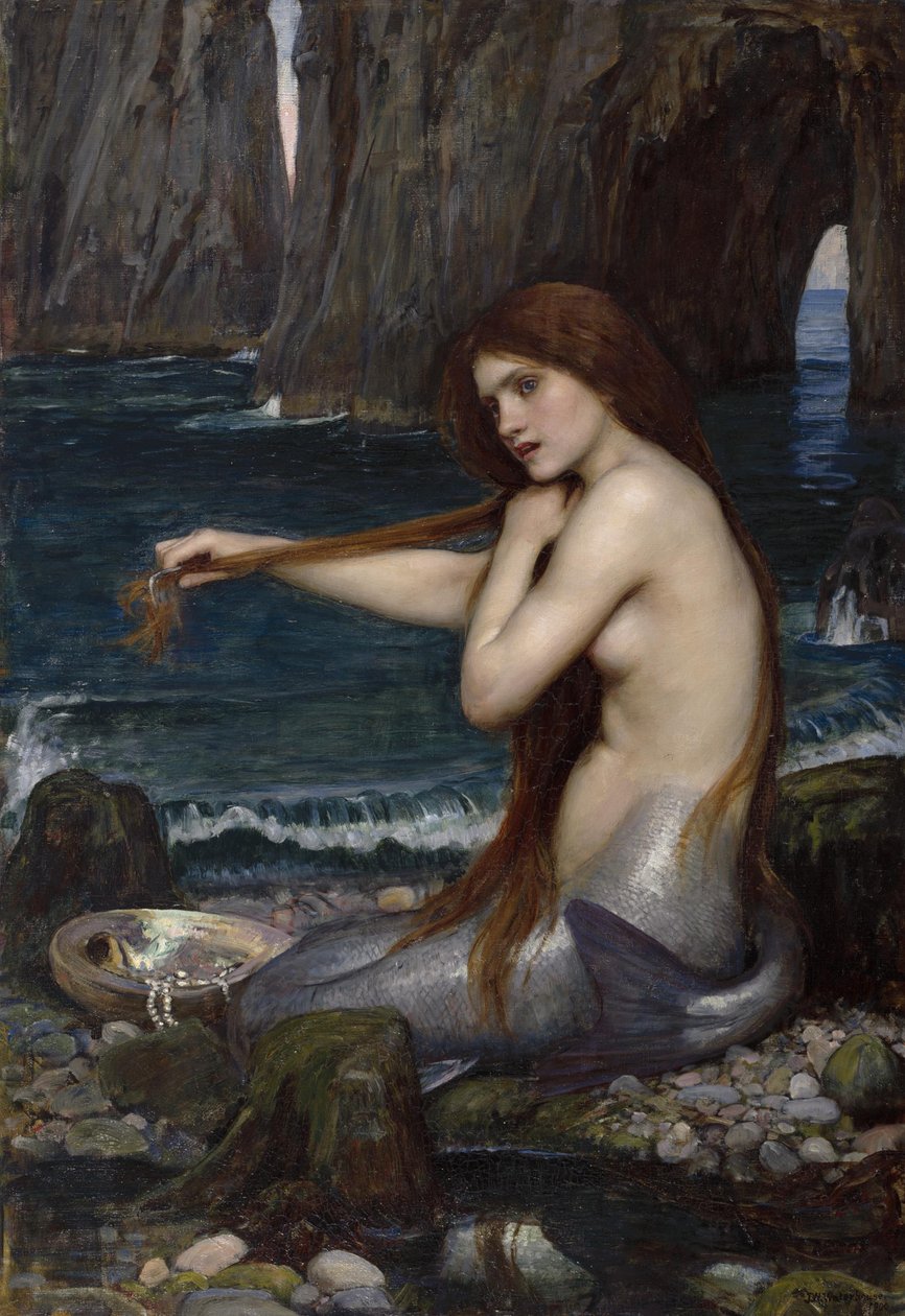 En havfrue, 1900 av John William Waterhouse