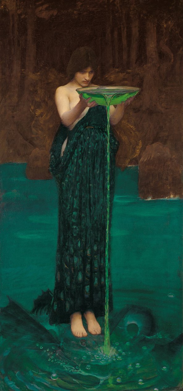 Circe Invidiosa, 1892 av John William Waterhouse