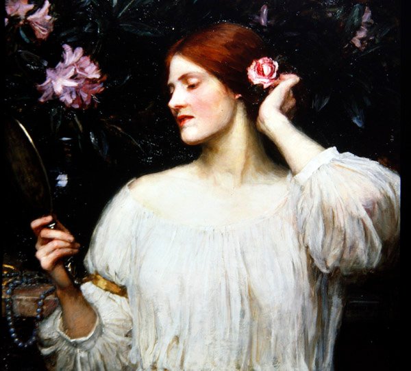 Vanity, ca. 1910 (olje på lerret) av John William Waterhouse