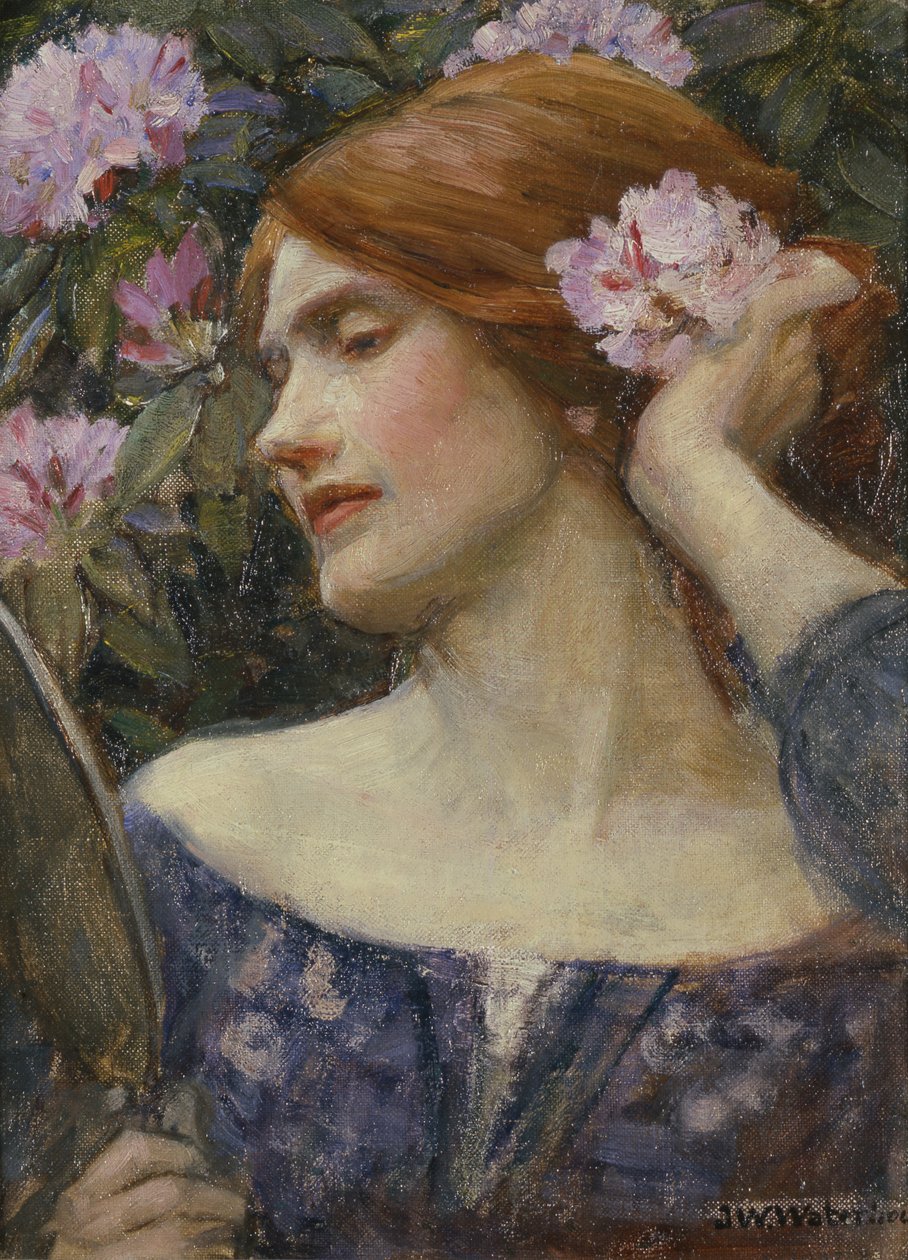 Vanity, c.1910 (oil on canvas) av John William Waterhouse