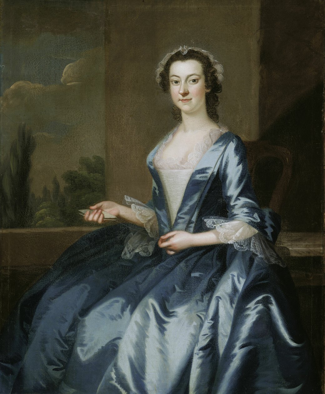 Portrett av en kvinne, 174952. av John Wollaston