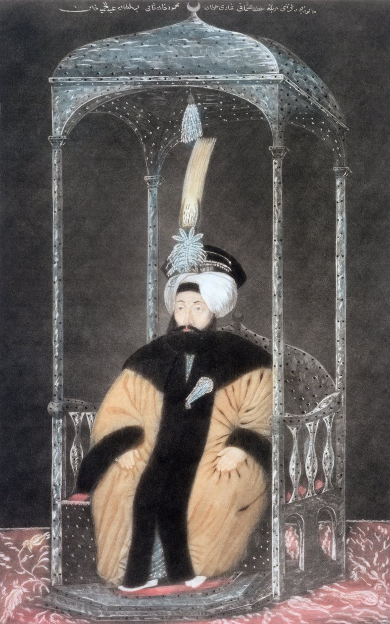 Mahmud II, osmansk keiser, 1808 av John Young