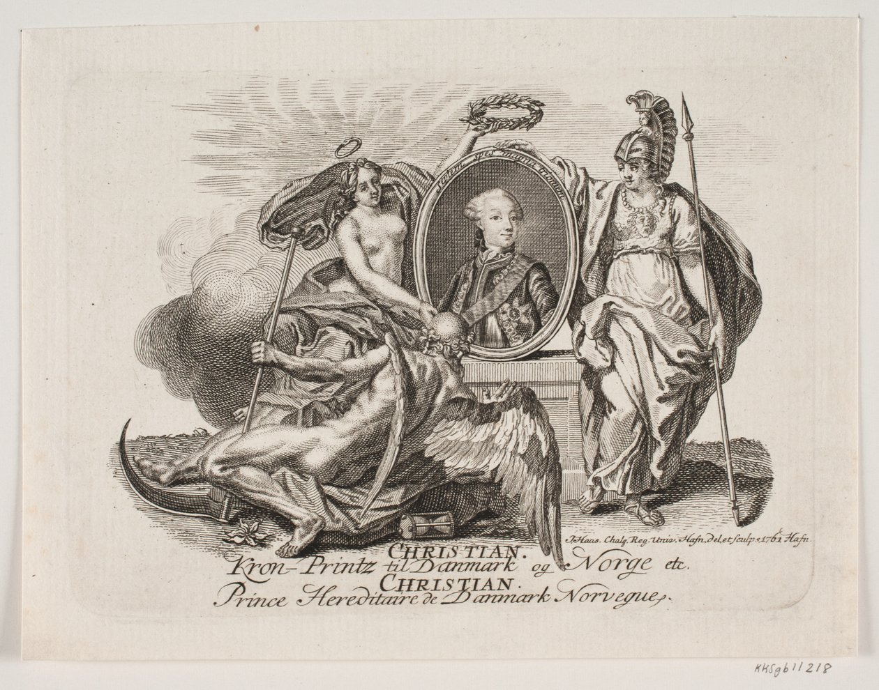 Christian VII som kronprins av Jonas Haas